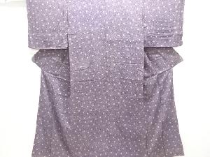 アンティーク　錦紗菊唐草模様着物